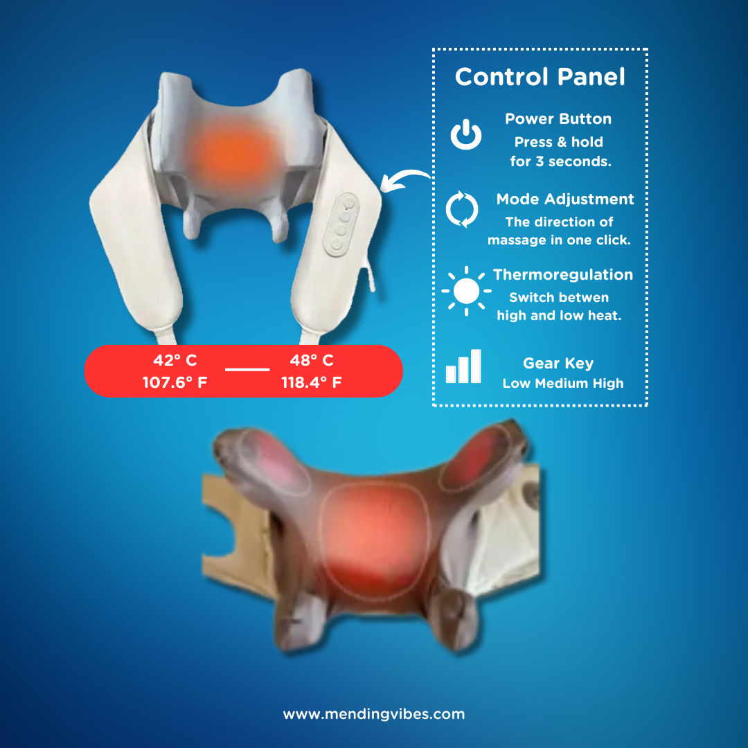 Mending Vibes Shiatsu Neck & Shoulder Massager
